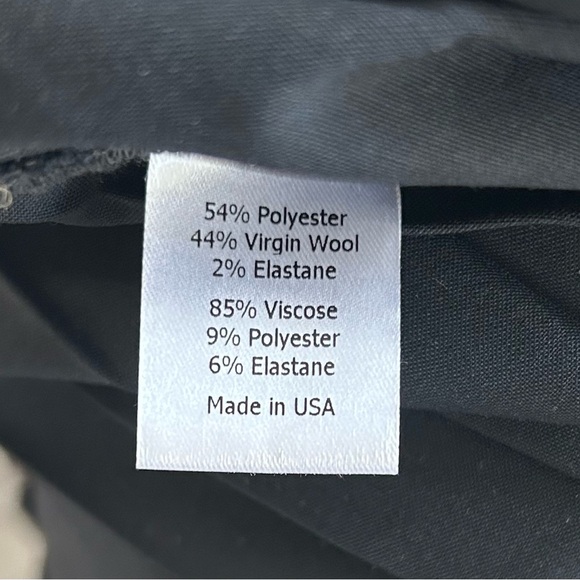 La Ligne Zelda Black Open-back Dress Wool-blend Accordion Pleated Skirt Size 4 - Picture 10 of 12